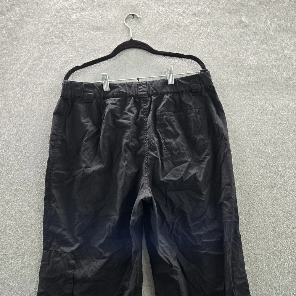 J. Jill Women Pants 14 Black Capri Casual Zipper‎ 25